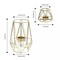Gold Geometric Tealight Candle Holder 10Pcs Metal Candle Stand Table Centerpiece